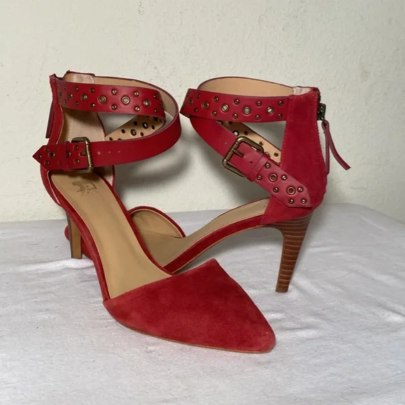 Joe’s Jeans Betty, 3 inch Stilletto Pumps, Red, size 8.5 - Picture 6 of 6